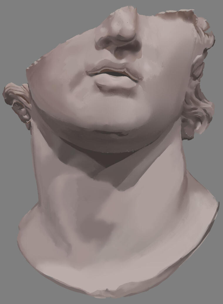 Statue - Painting Study
