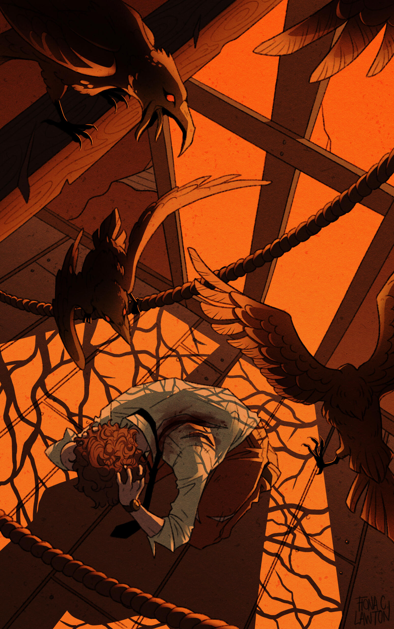 &quot;Scarecrow: Year One&quot; Cover Illustration